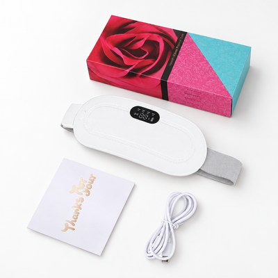Edited white heating belt flat lay